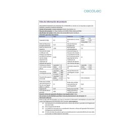 Lavadora Cecotec 8610 Inverter Titanium A 1400 rpm 8 kg