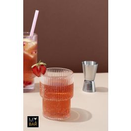 My Bar Medidor Doble Bebidas Inox. 15/30Ml 3,8 x 6,8 x 3,8 cm (24 Unidades)