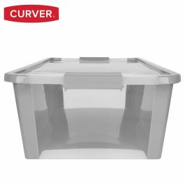 Caja de Almacenaje Curver Gris Plástico 26 L 55 x 19 x 35 cm (7 Unidades)