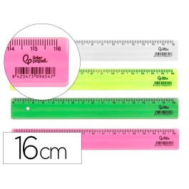 Liderpapel Regla de Plástico 16 cm Cubilete con 100 Unidades Colores Surtidos Precio: 16.59000024. SKU: B1HV777J88