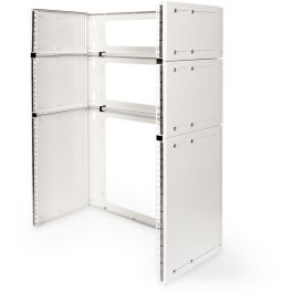 Digitus Soporte de Pared para Rack 19" 4U, Bastidor Mural para Patch Panel, Acero Gris, Capacidad 15 kg