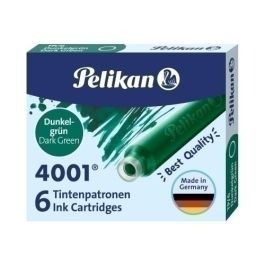 Tinta Estilografica Pelikan Caja 6 Cartuchos Tp/6 Verde (300087) Precio: 1.49999949. SKU: B1BAF86CXL