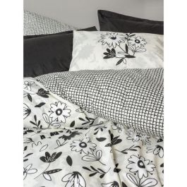 ASI8684283425440 Juego de Cama Negro 100% Algodón - Funda Nórdica 220x240 cm + 2 Fundas Almohada 60x60 cm ASI8684283425440 Juego de Cama Negro 100% Algodón - Funda Nórdica 220x240 cm + 2 Fundas Almohada 60x60 cm
