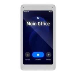 Ubiquiti Pantalla Táctil PoE 5" para Intercomunicador y Control de Acceso, Gestión de Visitas, Montaje Interior 720x1280p