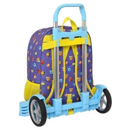 Mochila Escolar con Ruedas SuperThings Guardians of Kazoom Morado Amarillo (32 x 42 x 14 cm) Mochila Escolar con Ruedas SuperThings Guardians of Kazoom Morado Amarillo (32 x 42 x 14 cm)