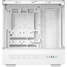 Deepcool Caja Ordenador Gaming ATX CH690 con Pantalla LCD, Compatible con Radiadores y Ventiladores, Torre Blanca
