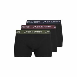 Bóxer de Hombre Jack & Jones Jacaron Solid Trunks Negro Precio: 29.9959. SKU: B1A5SS92PZ