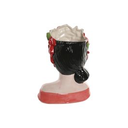 DKD Home Decor Macetero Moderno Rojo Cerámica 25 x 15 x 33 cm (2 Unidades)