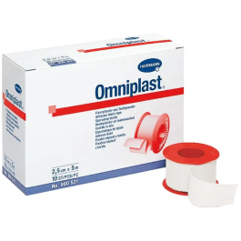 Omniplast Esparadrapo de Tela Blanco 10 cm x 10 Metros - Pack 5 Unidades Precio: 48.4999999. SKU: B1JMBDCCW7