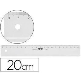 Regla M+R 20 cm Plastico Transparente 10 unidades Precio: 4.79000038. SKU: B13P8RTQ39