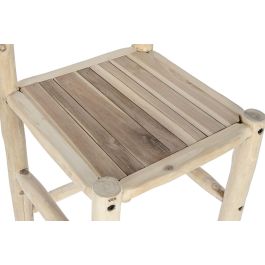 DKD Home Decor Cvtroncos Horeca balines Taburete Teca Natural Crudo 50 x 50 x 102 cm