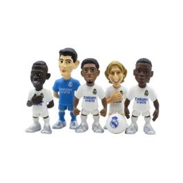 Pack minix con 5 figuras real madrid c.f 7 cm - modelos surtidos