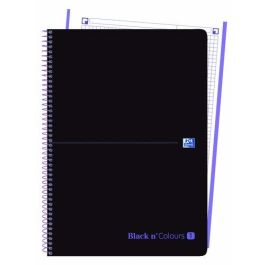 Bloc Oxford Black N´Colors Eu.Book 1 Micro.Tapa Pp A4+ 80H Cuadric. 5X5 90G Negro/Malva (Set de 5) Precio: 21.99000034. SKU: B12YCARQ2A