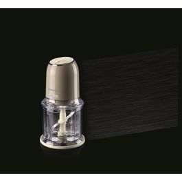 Ariete 438/03 Picadora Vintage Beige de 400W con 4 Cuchillas de Acero Inoxidable para Cocina de Estilo Retro