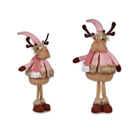 Krist+ Reno Tela Rosa Lana con Patas 63 cm - Material Poliéster, Color Rosa, Medidas 27x24x63 cm (Set de 12) Precio: 285.49999973. SKU: B1K37BRC9Y