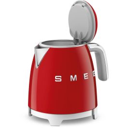 Smeg KLF05RDEU Mini Tetera Eléctrica 0.8L 1400W Rojo Acero Inoxidable, Hervidor de Agua Filtrado