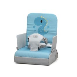 KioKids Trona de Viaje Plegable Asiento Elevador Portátil para Bebés +6 meses hasta 3 años Dinosaurio Azul Colección Dolci Amici KioKids Trona de Viaje Plegable Asiento Elevador Portátil para Bebés +6 meses hasta 3 años Dinosaurio Azul Colección Dolci Amici