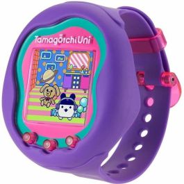 Tamagotchi Uni - Bandai - Modelo Morado - Mascota virtual conectada con pulsera de reloj