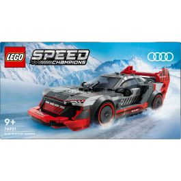 LEGO 76921 Coche de Carreras Audi S1 e-tron quattro Speed Champions, réplica 2022. Incluye minifigura y techo desmontable. Para +9 años.