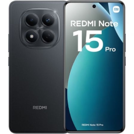 Xiaomi Redmi Note 15 Pro Smartphone 6.83" 12GB RAM 512GB ROM Negro - Cámara 200MP, Batería 6500 mAh, Carga 45W, Resistencia IP65, HyperOS 2 Precio: 344.99514071. SKU: B1377AS5F5
