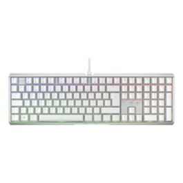CHERRY XTRFY MX 3.1 XTR1731630819976 Teclado gaming con cable, elegante carcasa de aluminio, blanco