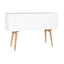 Aparador DKD Home Decor Abeto Algodón Blanco (120 x 35 x 80 cm)