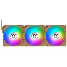 Thermaltake CT120 EX Reverse ARGB Sync PC Ventilador 120mm Gravel Sand 3 Pack para Refrigeración de Carcasa (500-2000 RPM)