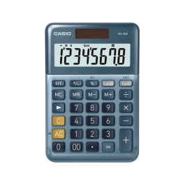 Casio Calculadora Sobremesa MS-80E Azul Oficina
