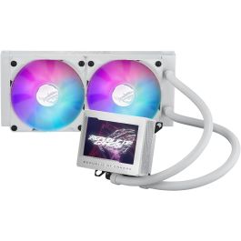 ASUS ROG RYUJIN III 240 ARGB White Edition - Sistema de refrigeración líquida todo en uno, 12 cm, Blanco, 90RC00K2-M0UAY0, Compatible con múltiples sockets