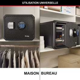 Master Lock Caja Fuerte FPW082FTCML Ignífuga y Resistente al Agua con Combinación Electrónica Formato L