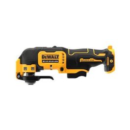 DeWALT Multiherramienta Oscilante 12V a Batería DCS353NT-XJ, Sin Escobillas, 840g, Negro/Amarillo, con Disco de Lija y Adaptador