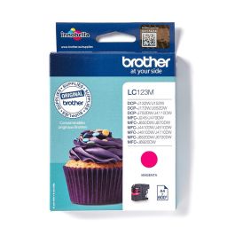 Brother LC-123M Tinta Magenta Original para MFC-J870DW, DCP-J172W, MFC-J4410DW - hasta 600 páginas Precio: 37.50000056. SKU: S8401973
