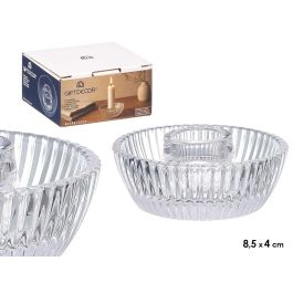 Giftdecor Portavela de Cristal, Cuenco Transparente de Vidrio para Vela, Dimensiones 8.5x4x8.5 cm (Set de 24) Precio: 32.88999978. SKU: B1FQGBRJ76