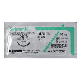B. Braun Sutura Supramid Black 2-0 HS26 75 cm 12 Ud Precio: 41.5900001. SKU: B1E94CVWZH