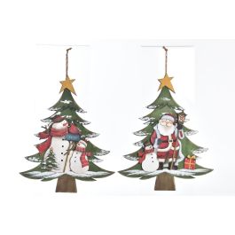 DKD Home Decor Decoracion Colgante Navidad Tradicional Verde Blanco 28.5 x 34.5 x 2 cm (12 Unidades) Precio: 78.49999993. SKU: B16P2NCVXG