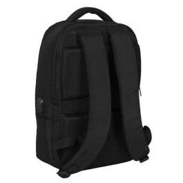 Mochila para Portátil y Tablet con Salida USB Marvel Negro Mochila para Portátil y Tablet con Salida USB Marvel Negro