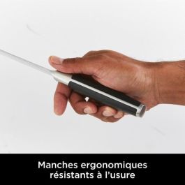 Ninja K32006EU Set de 6 Piezas Taco con Afilador Integrado, 5 Cuchillos, Tijeras Ninja Foodi de Acero Inoxidable Alemán Forjado