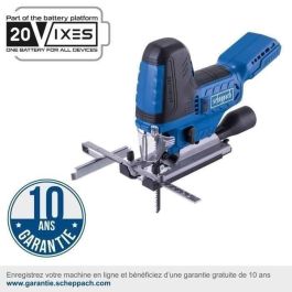Sierra de calar - SCHEPPACH - 20V IXES - Hoja 152 mm - 1000 a 3000 movimientos/min - sin batería ni cargador - BC-JS254-X Sierra de calar - SCHEPPACH - 20V IXES - Hoja 152 mm - 1000 a 3000 movimientos/min - sin batería ni cargador - BC-JS254-X