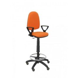Taburete Piqueras Y Crespo Ayna Brazos Fijos Ergonomico Mecanismo De Contacto Permanente Regulable En Altura Y Aro Reposapies Ruedas De Parquet Asiento Y Respaldo Tapizados Bali Naranja Precio: 226.50000043. SKU: S5702400