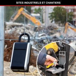 Master Lock MAS3520190945303 Caja de llaves exterior con mango flexible, Alta Seguridad, Gran Capacidad, Nuevo diseño, 19,6 x 7,6 x 5,6 cm