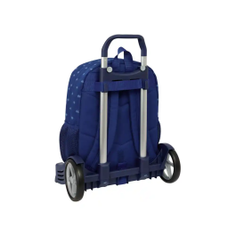 Mochila Escolar con Ruedas Harry Potter Captain Azul marino 32 x 43 x 14 cm