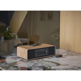 Microsistema Bluetooth - THOMSON - Madera/Negro - Radio FM/DAB+/CD/MP3/USB/Inducción, 75W, Pantalla LCD, Mando a distancia, Fuente de alimentación. 230V