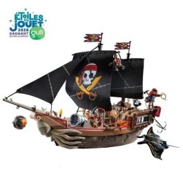 Playmobil Gran Barco Pirata de la Serie Pirates para Niños y Niñas, Juguete de Plástico para Edades de 4 Años en Adelante