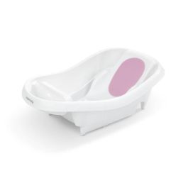 Ingenuity ING0012914171387 Bañera para Bebé Deluxe Rosa, Hamaca Incluida, Desde Nacimiento hasta 3 Años