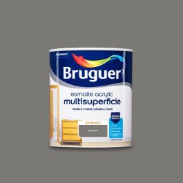 Bruguer Esmalte Acrílico Multisuperficie Gris Perla Satinado Interior/Exterior 750 ml Precio: 21.6900002. SKU: S7902849