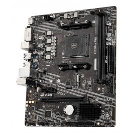 MSI Placa Base AM4 A520M-A Pro, Micro ATX, Socket AM4, Chipset AMD A520, DDR4, HDMI, DVI-D, USB 3.2 Gen1, M.2, Compatible con AMD Ryzen