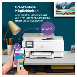 HP Envy 7920E Multifunción Inyección Color WiFi Imprime Escanea Copia Duplex