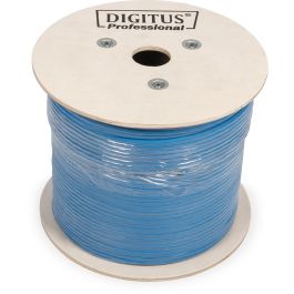 Digitus Cable de Instalación Cat6a U/UTP TW.PAIR 500m Lichtblau Azul