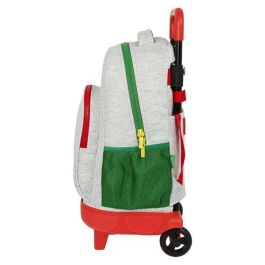 Mochila Escolar con Ruedas Benetton Pop Gris (33 x 45 x 22 cm) Mochila Escolar con Ruedas Benetton Pop Gris (33 x 45 x 22 cm)