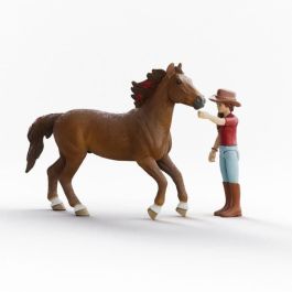 Schleich SCH42711 Horse Club - Figuras de Hannah y Cayenne, para niños de 4 años en adelante